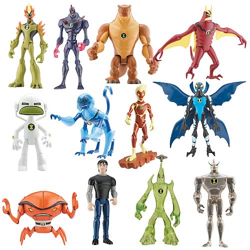 Ben 10 Alien Force Alien Figures Wave 3 Case