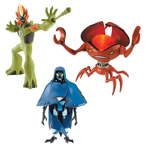 Ben 10 Alien Force DNA Alien Heroes Figures Wave 1 Case
