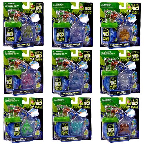 Ben 10 Alien Force Planetary Powder Wave 1 Case
