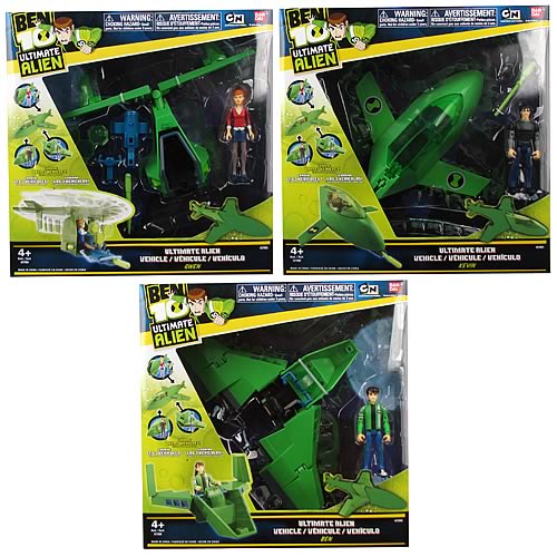 Ben 10 Ultimate Alien Alien Utility Vehicles Set