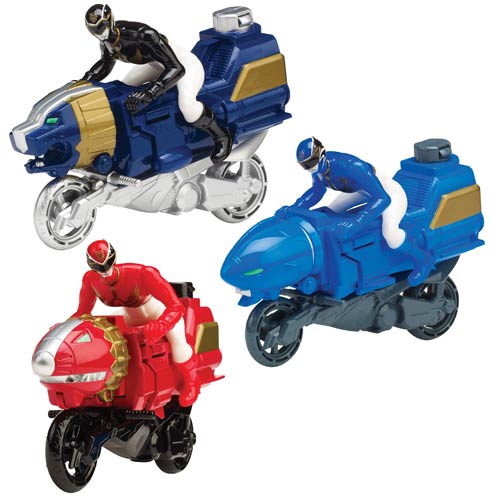 Power Rangers Megaforce Cycle with Figure Wave 1 Case