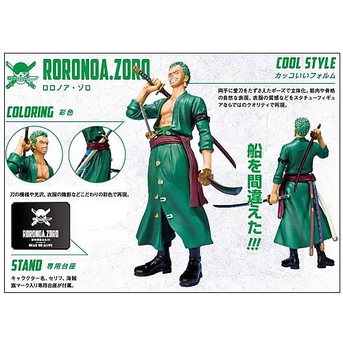 One Piece Roronoa Zoro New World Version Action Figure
