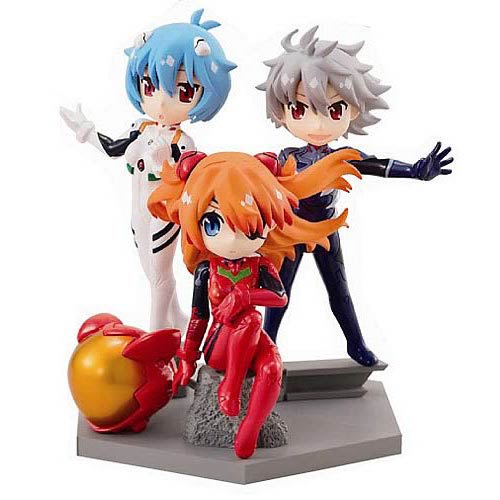 Neon Genesis Evangelion Movie Petit Eva Mini-Figure 9-Pack