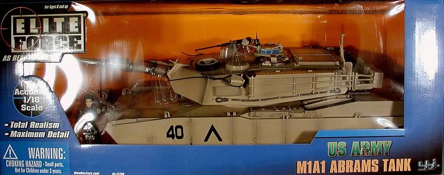 1:18 M1A1 Abrams Tank