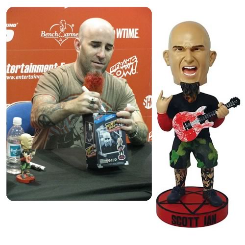 Signed Scott Ian Anthrax Bobble Head