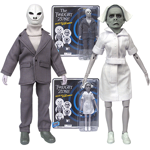 The Twilight Zone Alien and Nurse Action Figures