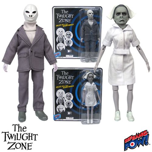 The Twilight Zone Alien and Nurse Action Figures