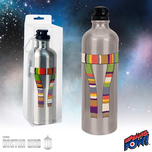 Doctor Who Fourth Doctor Scarf Water Bottle