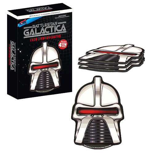 Battlestar Galactica Cylon Centurion Coasters Set of 4