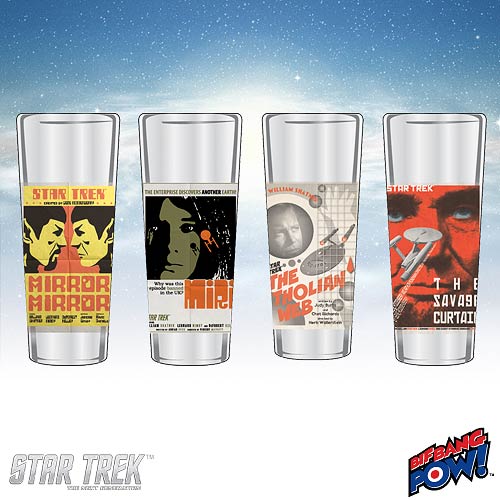 Star Trek The Original Series Fine Art Shot Glasses Set 6