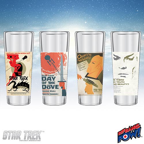 Star Trek The Original Series Fine Art Shot Glasses Set 7