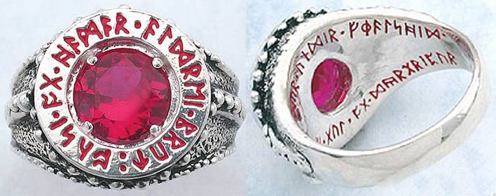 Dwarven Ring of Power Ruby