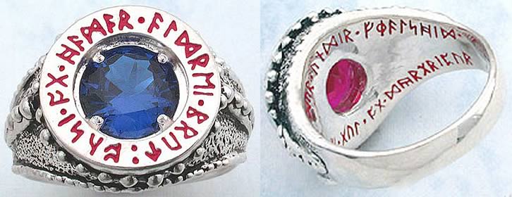Dwarven Ring of Power Sapphire