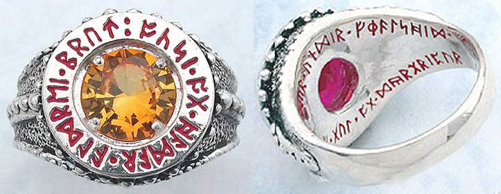 Dwarven Ring of Power Topaz
