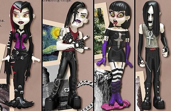 Goths 7 inch Vinyl Figure Set
