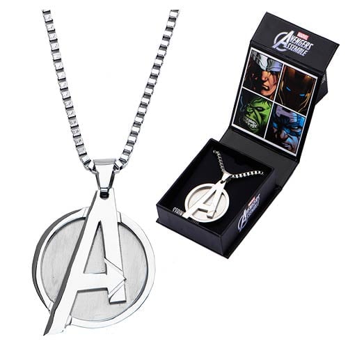Avengers A Logo Pendant with Chain Necklace