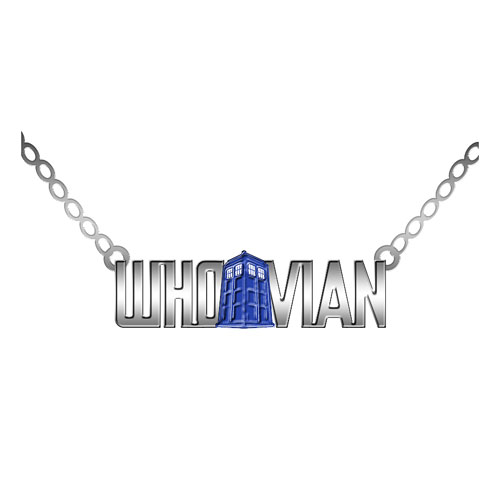 Doctor Who Whovian Pendant with TARDIS Necklace