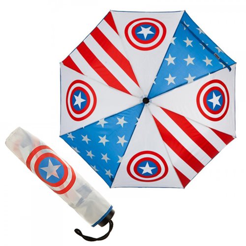 Captain America Panel Umbrella
