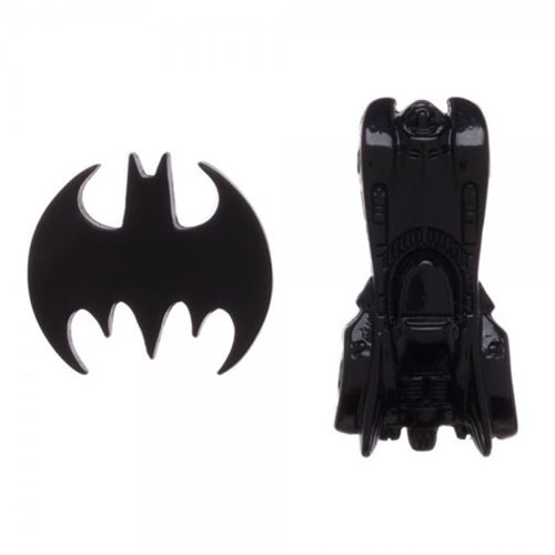 Batman Logo and Batmobile Lapel Pin