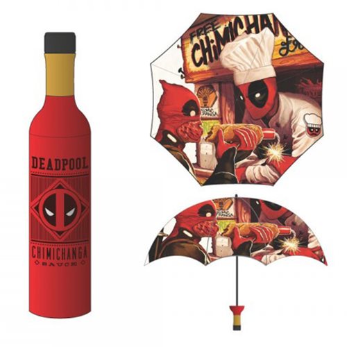 Deadpool Chimichanga Bottle Umbrella