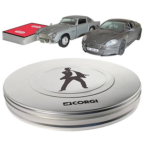 James Bond Casino Royale Aston Martin DB5 & DBS Film Can Set