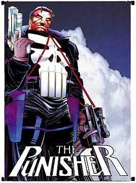 Punisher (Sky Blue) Mini Wall Scroll
