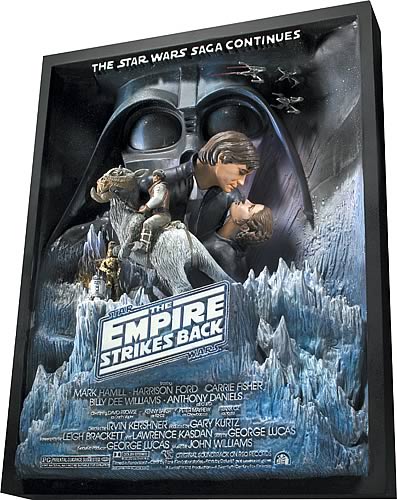 Empire Strikes Back Style A Movie Poster Sculpture
