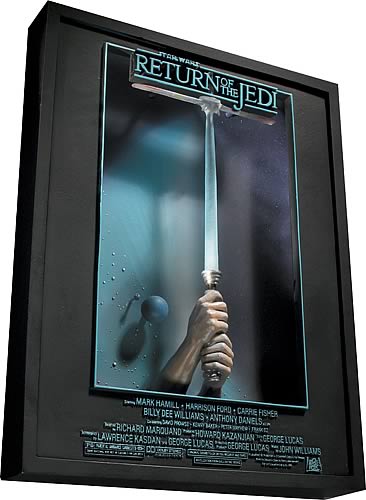 Return of the Jedi Style A Movie Poster Sculpture