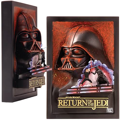 Star Wars Return of the Jedi Mini Movie Poster Sculpture, NM