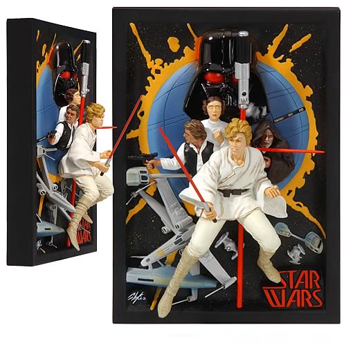 EE Exclusive Star Wars Chaykin Mini Poster Sculpture