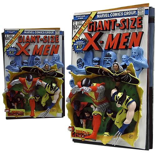 Marvel Giant Size X-Men #1 Comic Book Sculpture