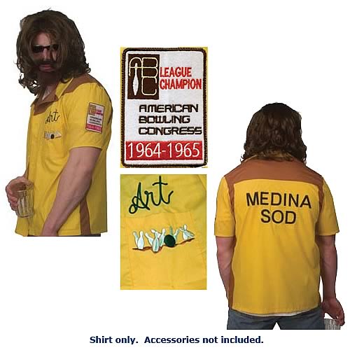 Big Lebowski Dude Art Bowling Shirt
