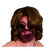 Big Lebowski Dude Wig and Beard Costume Kit