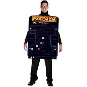 Pac-Man Adult Video Game Screen Poncho Costume