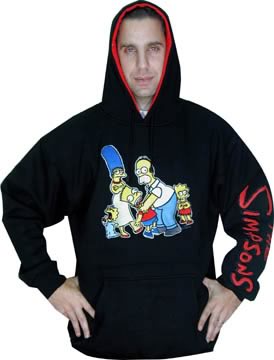 Homer Choking Bart Hoodie