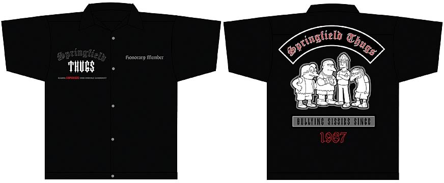 Springfield Thug Bowling Shirt