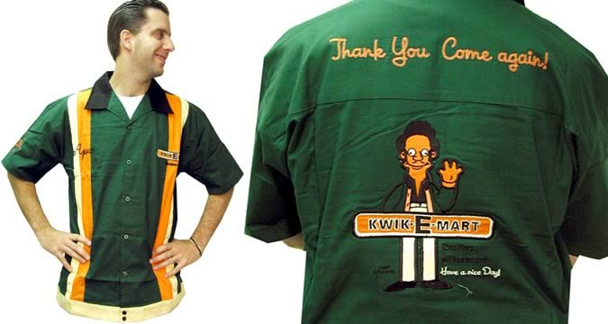 Kwik-E-Mart Bowling Shirt