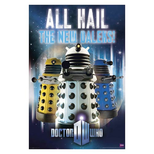 Doctor Who All Hail the New Daleks Standard Poster