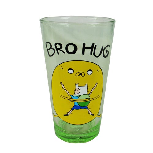 Adventure Time Finn and Jake Bro Hug Pint Glass