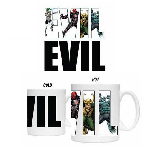 Avengers Evil 20 oz. Heat Change Ceramic Mug