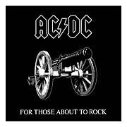 AC/DC For Those About To Rock Canvas Print