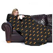 AC/DC Logos Fleece Blanket with Sleeves