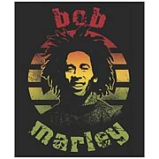 Bob Marley Circle Micro Raschel Fleece Blanket