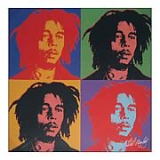 Bob Marley Pop Art Canvas Print
