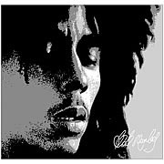 Bob Marley Looking Down Canvas Print