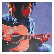 Bob Marley Guitar Canvas Print