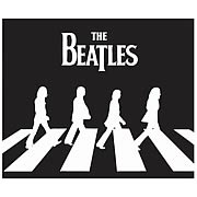 Beatles Abbey Road Silhouette Micro Raschel Fleece Blanket
