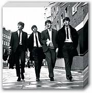 The Beatles Fab Four Black and White Print