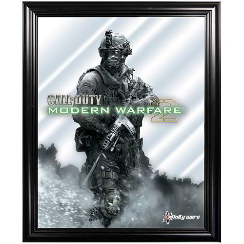 Call of Duty Modern Warfare 2 Framed Mirror Art