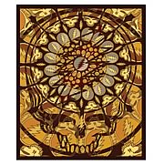 Grateful Dead Circle Skull Micro Raschel Fleece Blanket